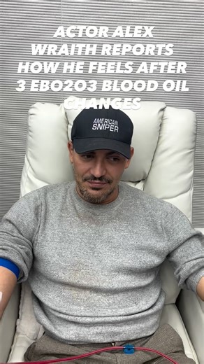 Star Wars actor Alex Wraith reports less joint pain better energy and vision after his 3rd ebo2o3 blood oil change Star Wars like future of medicine. What’s in your blood. Fmi goto www.iloveeboo.com | 21st Century Laserstem Pain & Regenerative Medicine Institute