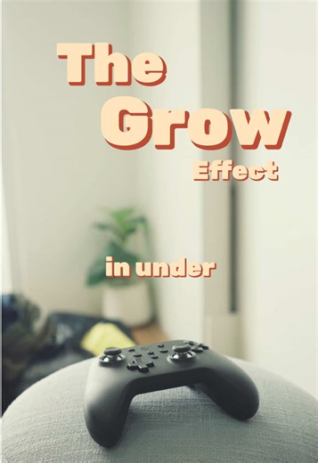Mastering the Grow Effect in Video Editing