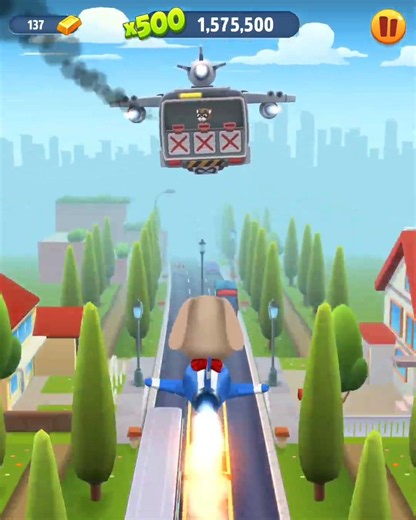 Talking Tom Gold Run Talking Ben Defeated The Raccoons Boss Funny Race Android Gameplay #Shorts