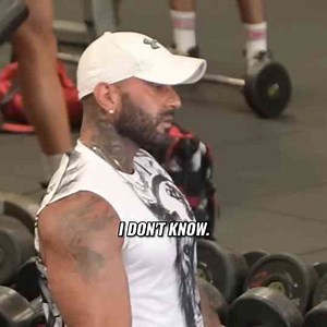 Old Man Powerlifter At Gold's Gym