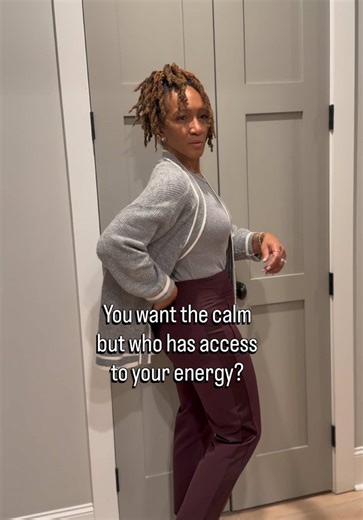 You want the calm but who has access to your energy? If you’re tired of letting misaligned energy live in your space, this is for you. Link in bio for the LIVE zoom happening Feb 19. Peace is a boundary.