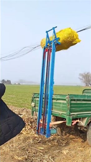 Recycled bale loading machine, easily lifting 100-200 kg | Convenient and labor-saving loading