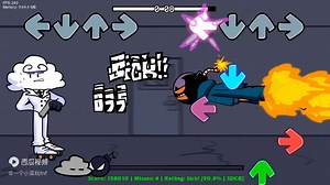 fnf：WHITTY VS BOYFRIEND FIRE FIGHT part3 (有中文字幕）