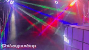 Luz Disco Mini Spider LED Beam 8x3 RGBW Doble Tilt $ 1,042 pesos...