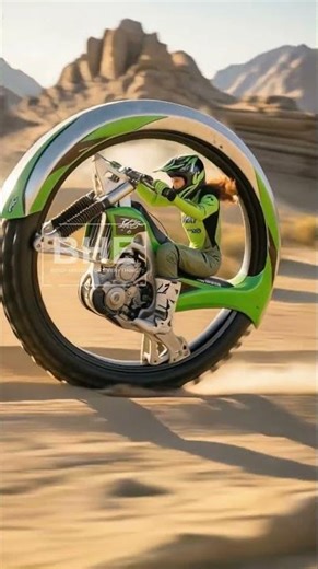 Kawasaki Off Road Monowheel (AI Simulation)