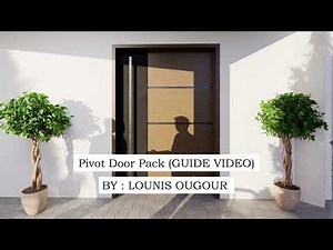 Revit Pivot Door Family Pack | 3 Modern Parametric Doors (.RFA Download)