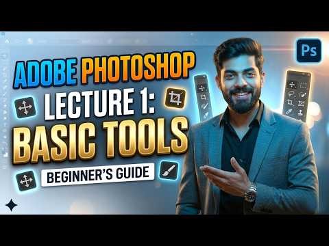 Photoshop Lesson 1 Master the Basic Tools in 10 Minutes!
