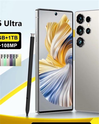 Real High Quality 16+1TB S26 ULTRA 7.3 Inch Smart Phones Wholesale Big Screen 5G Mobile Android C...