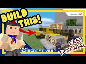 How to Build a Jeep Jeepney in Minecraft 🚗 | Easy Tutorial for Kids | Crafter Ph