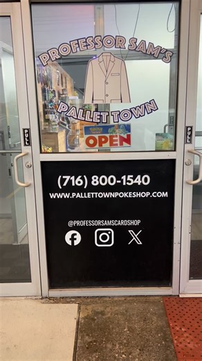 32 reactions | The new location of Professor Sam’s Pallet Town is now open in Depew, NY (right outside of Buffalo)! The biggest Pokémon and TCG shop (now with video games, too!) in Buffalo looks amazing! They even have some killer deals for their grand re-opening, so stop in and check out the beautiful new space! | Buffalo Trading Card Con | Facebook
