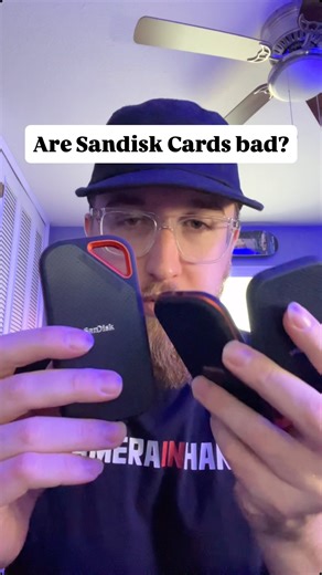Camera In Hand | Sandisk is the boogie man.. or is it? Here are my thoughts on Sandisk SD Cards #sandisk #photography #videography #cameraoperator #cameraman | Instagram
