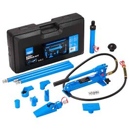 Draper Four-Tonne 15-Piece Expert Hydraulic Body Repair Kit - Blue