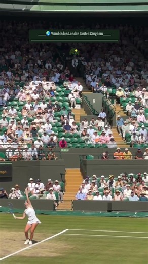 Lion Linda Nosková Sweating Wins The Match Point | #Wimbeldon2026 | London UK