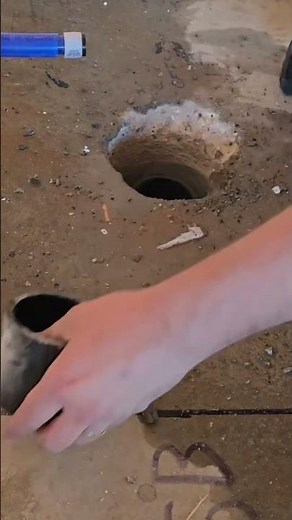 Installing a offset toilet flange #plumbing #plumber #americanplumbing