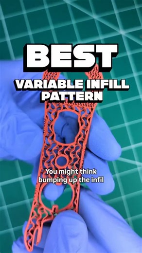 𝐌𝐚𝐧𝐨𝐞𝐥 | Using variable infill patterns in Bambu or Orca Slicer is a genius way to optimize strength exactly where your design needs it most. It’s... | Instagram