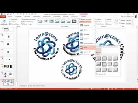 Powerpoint - Créer un logo et afficher un texte circulaire