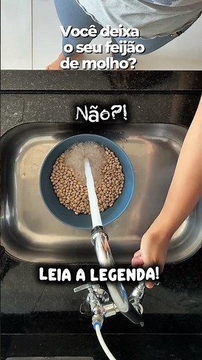 Porque deixar o feijão de molho?