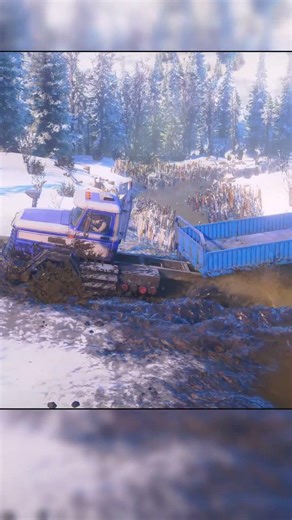 NO ROADS, NO PROBLEM: Brutal Snow & Deep Mud Hauling in SnowRunner