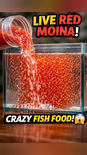 Thousands of LIVE Moina in One Pour 😳 #bettafish #guppy #moina