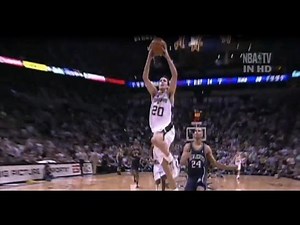 Rookie Manu Ginobili vs New Jersey Nets - FULL highlights - G6 2003 NBA FInals