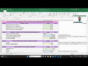 Concrete Mix Design using Excel - Part 2