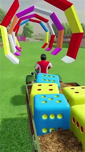 FS22 Funny Moment — Tractor Transporting a Dice! #shorts #fs22 #farmingsimulator22 #FunnyFS22 #Dice