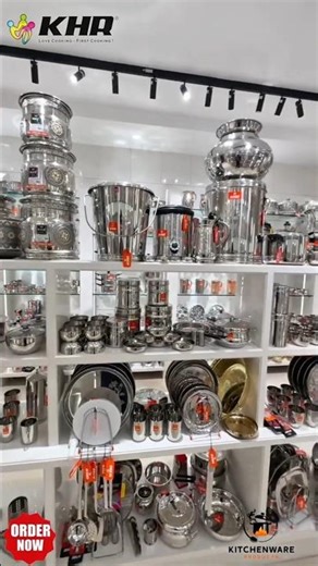 The KHR Premium Stainless Steel Kitchen Product Showroom #shorts