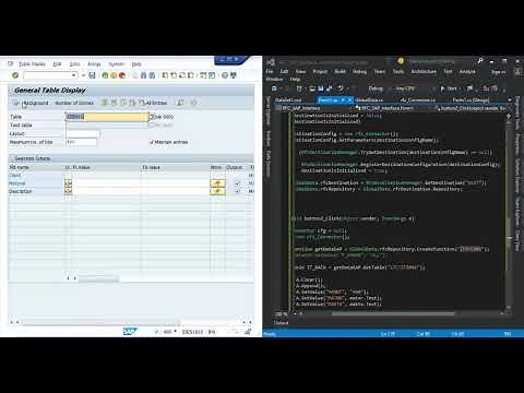 Read and Post Data With C# Using SAP RFC Connector