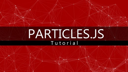 Particles.js Tutorial - Create particle effect with javascript - Red Stapler