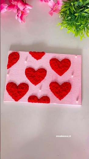 DIY Textured Art 💌 #shorts #shortsfeed