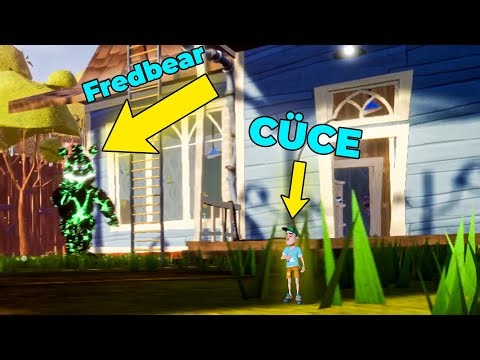 ESCAPING HALLOWEEN FREDBEAR AS A DWARF | Hello Neighbor Mod