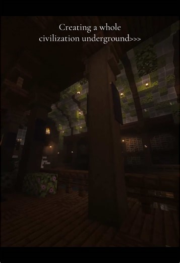 Building an Amazing Underground Civilization in Minecraft