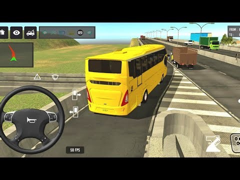 Euro Bus Driving Game PublicTransportation 2024 Indonesia BusSimulator Android Gameplay #86