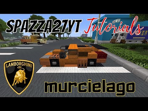 Minecraft Lamborghini Murcielago Tutorial