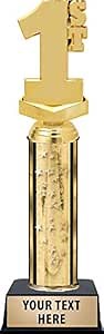 Crown Awards 1st Place Trophies, Gold Stars 1st Place Trophy with Custom Engraving
