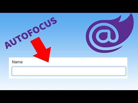 Blazor - Implementing Autofocus for InputText