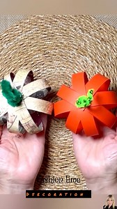 107K views · 474 reactions | Make your own cute paper pumpkins in just a few minutes! 李 This easy and fun DIY is perfect for Halloween decorations, fall crafts, or even a cozy home display ✨ #fblifestyle #videotutorial @topfans | Home Decoration | Facebook