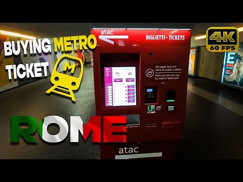 How to Buy Metro Ticket in Rome | Italy | 2024
