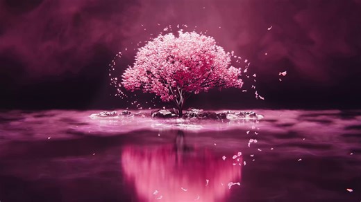 Ai Generated, Tree, Aesthetic. Free Stock Video