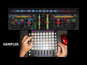Worlde Orca Pad48 LaunchPad on Virtual DJ Short Demo