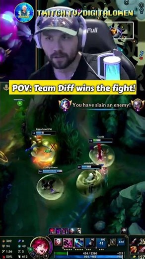 POV: Team Diff wins the fight 😤 | League of Legends