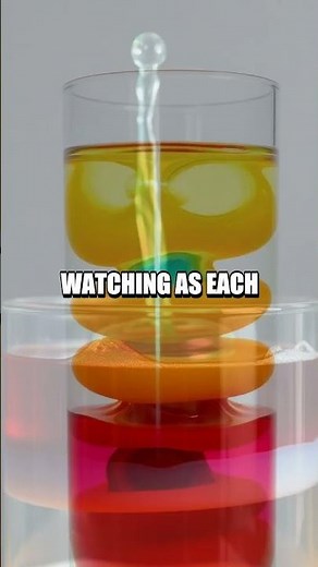 DIY Rainbow Density Tower Experiment