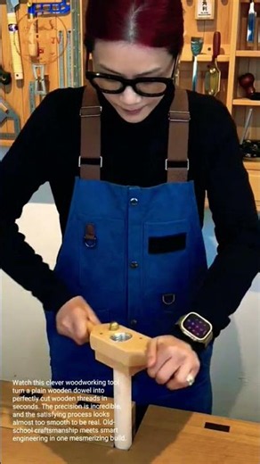 This Wooden Threading Tool Is Genius!