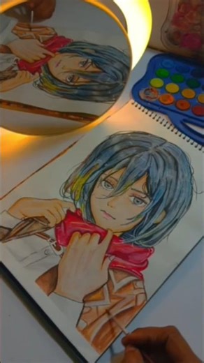 Most Beautiful Mikasa Art? 😍 | Attack on Titan #anime #drawing #fyp #animeart #aotedit #AOT #viral