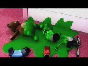 Baby Lily doing silly things