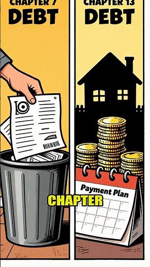 What is the main difference between Chapter 7 and Chapter 13 bankruptcy