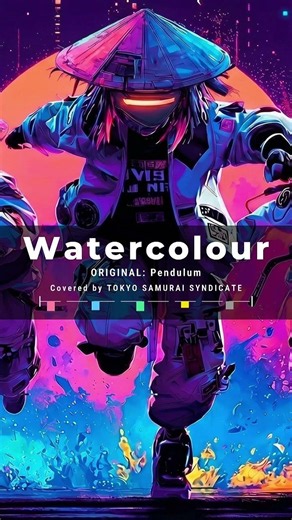 Pendulum - Watercolour (Cyberpunk Shamisen Cover) #shorts