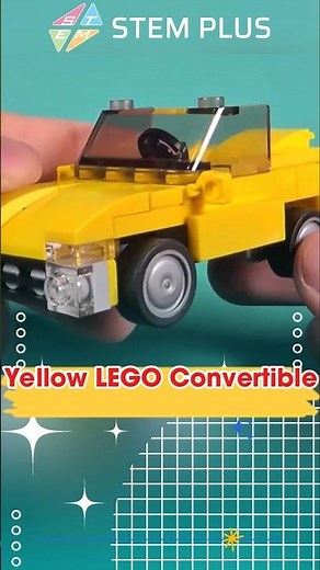 LEGO Easy Build: Create a Convertible in Minutes 🚗 #legoideas #shorts