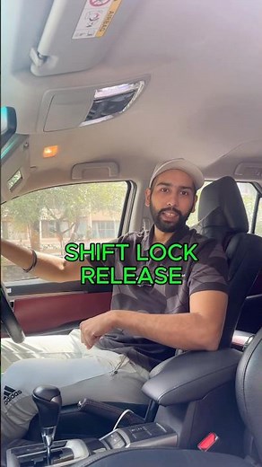 What is Gear shift lock release? Let’s know about it! #car #automatictransmission #facts #fortuner