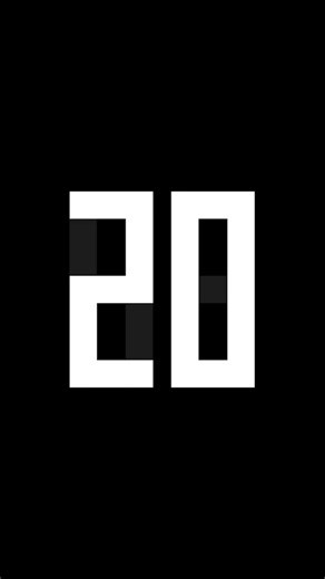 SILENT - 20 Second Countdown Timer - Digital Display - White
